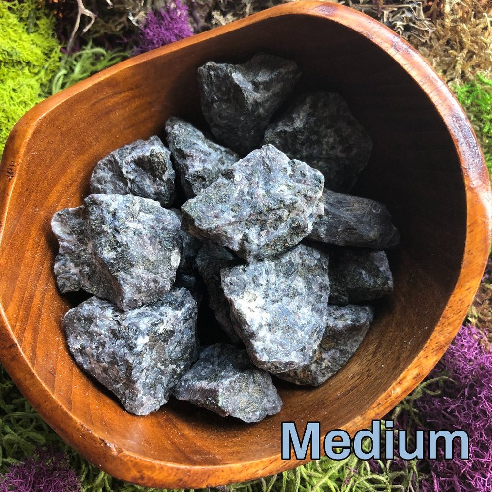 Indigo Gabbro Chunk medium size natural crystal raw gemstone crystal healing